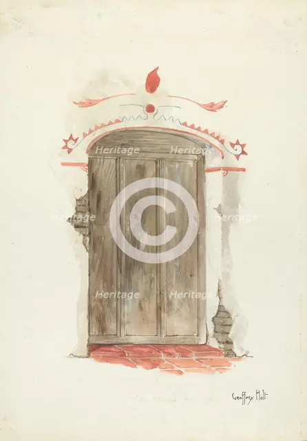 Wall Painting, 1935/1942. Creator: Geoffrey Holt.