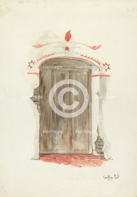Wall Painting, 1935/1942. Creator: Geoffrey Holt.
