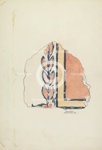 Wall Painting, 1936. Creator: Dayton Brown.