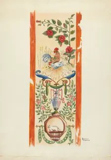 Wall Painting, 1938. Creator: Gerald Transpota