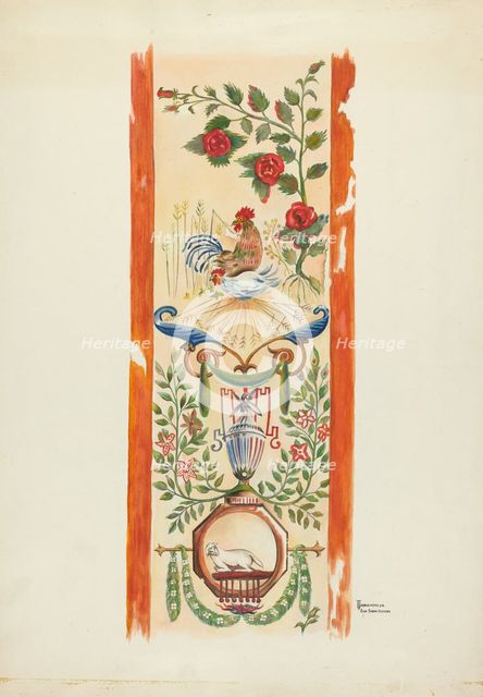 Wall Painting, 1938. Creator: Gerald Transpota.