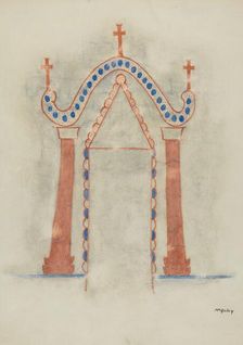 Wall Painting, 1938. Creator: William McAuley