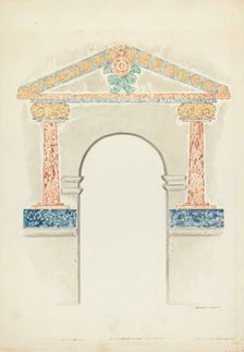 Wall Painting, 1939. Creator: Edward Jewett