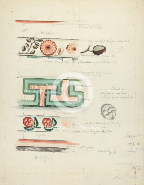 Wall Painting, c. 1939. Creator: Edward Jewett.