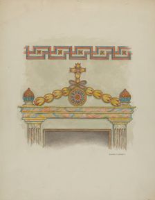 Wall Painting, c. 1939. Creator: Edward Jewett