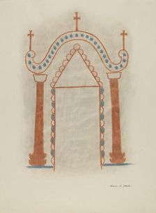 Wall Painting, c. 1939. Creator: George E. Rhone
