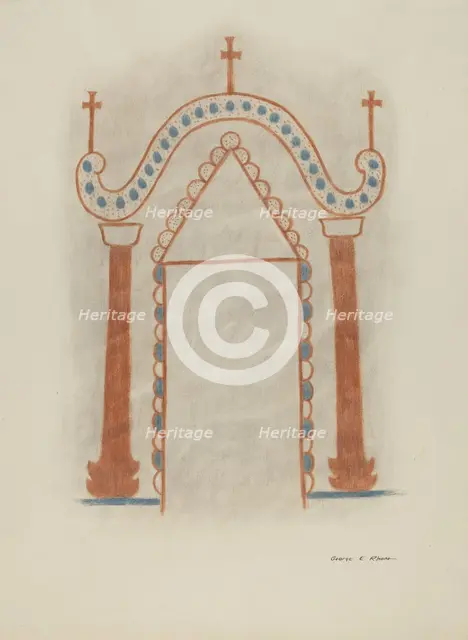 Wall Painting, c. 1939. Creator: George E. Rhone.