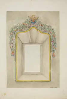 Wall Painting, c. 1940. Creator: Edward Jewett