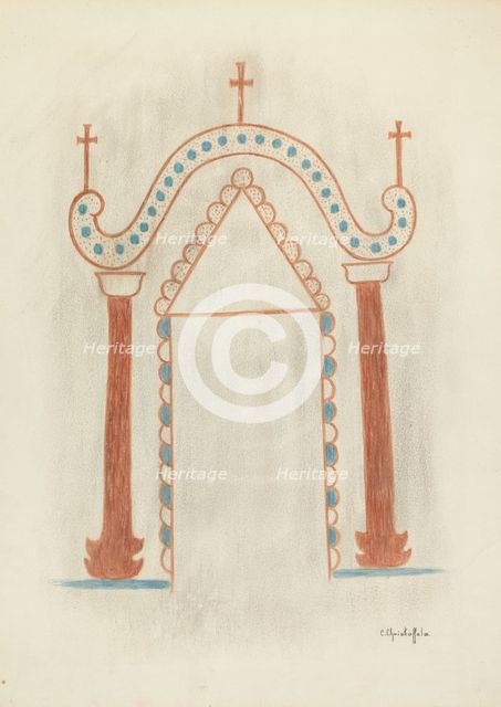 Wall Painting, c. 1941. Creator: Cornelius Christoffels.