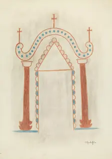 Wall Painting, c. 1941. Creator: Cornelius Christoffels