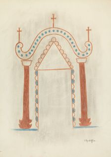 Wall Painting, c. 1941. Creator: Cornelius Christoffels