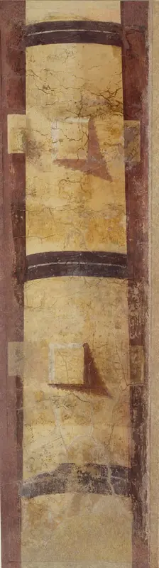 Wall painting, ca. 40-30 B.C.. Creator: Unknown