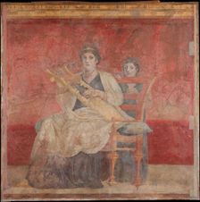 Wall painting from Room H of the Villa of P. Fannius Synistor at Boscoreale, ca. 50-40 B.C. Creator: Unknown