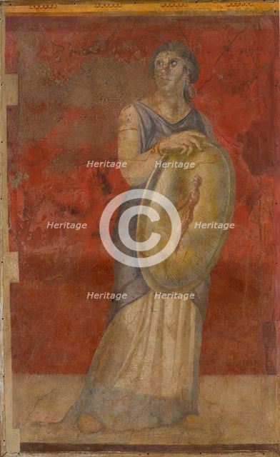 Wall painting from Room H of the Villa of P. Fannius Synistor at Boscoreale, ca. 50-40 B.C. Creator: Unknown.