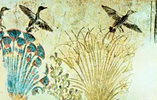 Wall painting from the tomb of Akhenaten, Ancient Egyptian, 18th Dynasty, c1375 BC