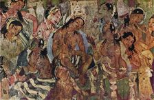 Wall painting from the Caves of Ajanta of Raja Mahajanaka c480