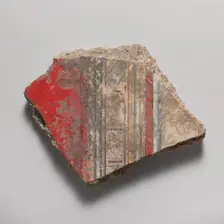 Wall painting fragment, 1st century A.D.. Creator: Unknown