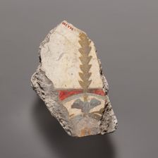 Wall painting fragment, 1st century A.D.. Creator: Unknown