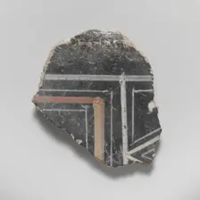 Wall painting fragment, 1st century A.D.. Creator: Unknown