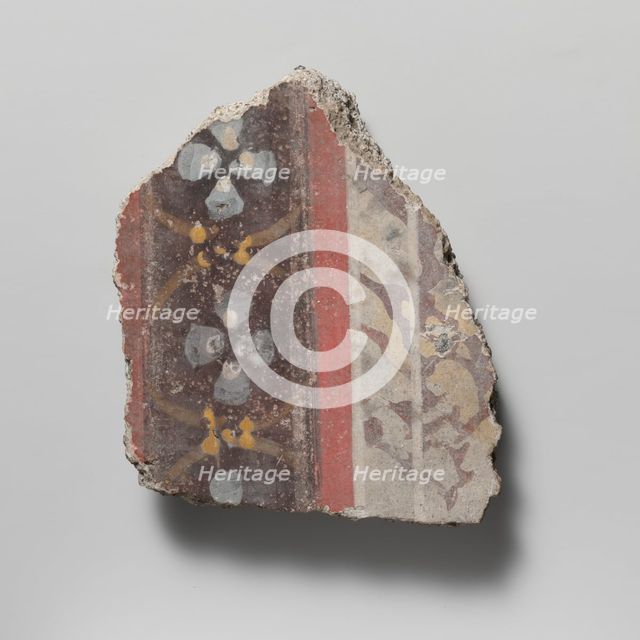 Wall painting fragment, 1st century A.D.. Creator: Unknown.