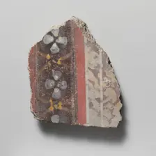 Wall painting fragment, 1st century A.D.. Creator: Unknown