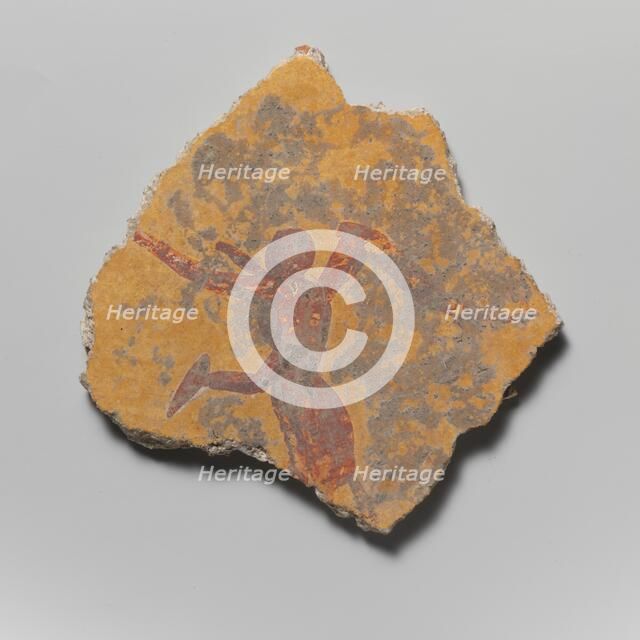 Wall painting fragment, 1st century A.D.. Creator: Unknown.