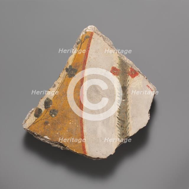 Wall painting fragment, 1st century A.D.. Creator: Unknown.