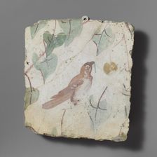 Wall painting fragment, 2nd-3rd century A.D.. Creator: Unknown