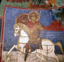 Wall-painting of St George, 3rd century