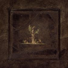 Wall painting on black ground: landscape, from the imperial villa..., 1st century B.C. Creator: Unknown