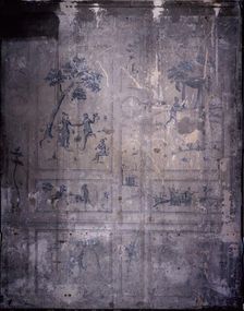 Wall painting: pastoral scenes, between 1715 and 1725. Creator: Unknown