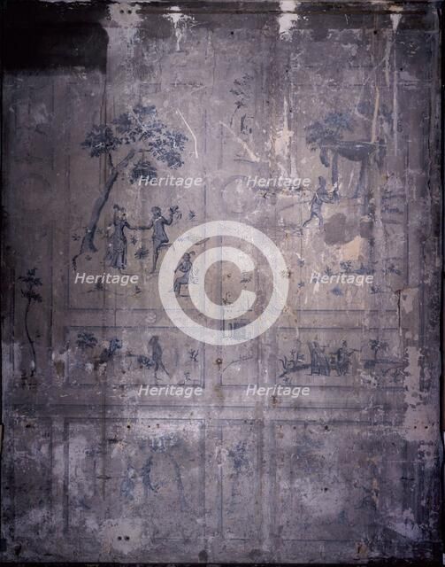 Wall painting: pastoral scenes, between 1715 and 1725. Creator: Unknown.