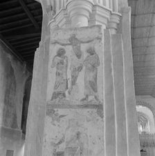 Wall painting, St Albans Abbey, Hertfordshire, 1945-1980. Artist: Eric de Maré