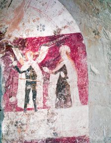 Wall painting, St Mary's Church, Kempley, Gloucestershire, c2010. Artist: Peter Williams