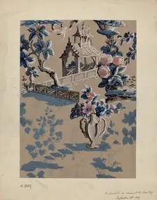 Wall Paper, 1934. Creator: Moses Bank