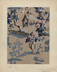 Wall Paper, 1934. Creator: Moses Bank