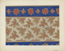 Wall Paper, 1935/1942. Creator: Benjamin Resnick