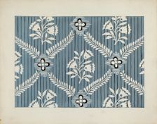 Wall Paper, 1935/1942. Creator: Mina Lowry