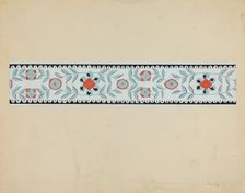 Wall Paper Border, 1935/1942. Creator: Burton Ewing