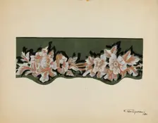 Wall Paper Border, 1936. Creator: Nicholas Acampora