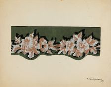 Wall Paper Border, 1936. Creator: Nicholas Acampora