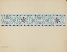 Wall Paper Border, c. 1936. Creator: Elizabeth Valentine