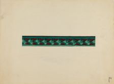 Wall Paper Border, c. 1936. Creator: Paul Farkas