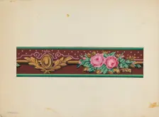 Wall Paper Border, c. 1937. Creator: John Garay