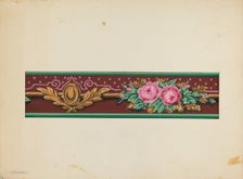 Wall Paper Border, c. 1937. Creator: John Garay
