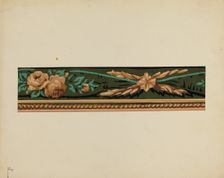 Wall Paper Border, c. 1937. Creator: Paul Farkas