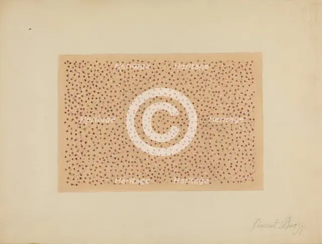 Wall Paper, c. 1936. Creator: Vincent Burzy.