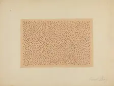 Wall Paper, c. 1936. Creator: Vincent Burzy