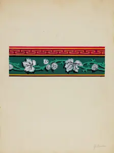 Wall Paper, c. 1936. Creator: Alfonso Umana