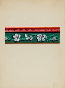 Wall Paper, c. 1936. Creator: Alfonso Umana
